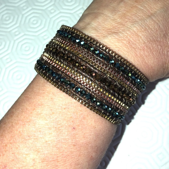 Beaded Cuff Bracelet - Picture 3 of 6